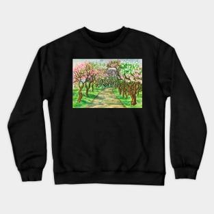 Lilac garden Crewneck Sweatshirt